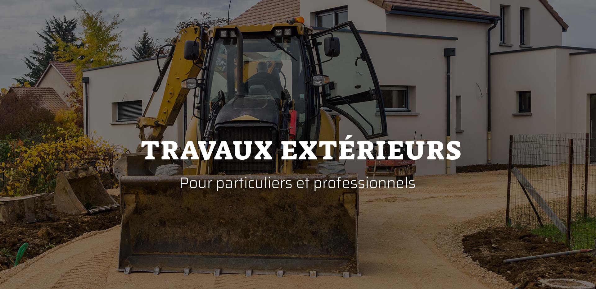 Travaux de terrassement et aménagement extérieur à Vernon
